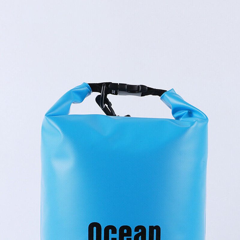 2L Waterproof Dry Bag Swimming Outdoor Drift Kayaking Storage Pack (Blue) Newly