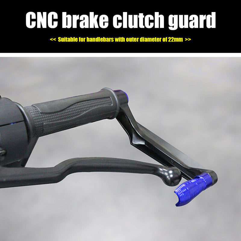 Motorcycle Handguards CNC Aluminum Hand Guards for 7/8 Handlebar (Blue) Newly