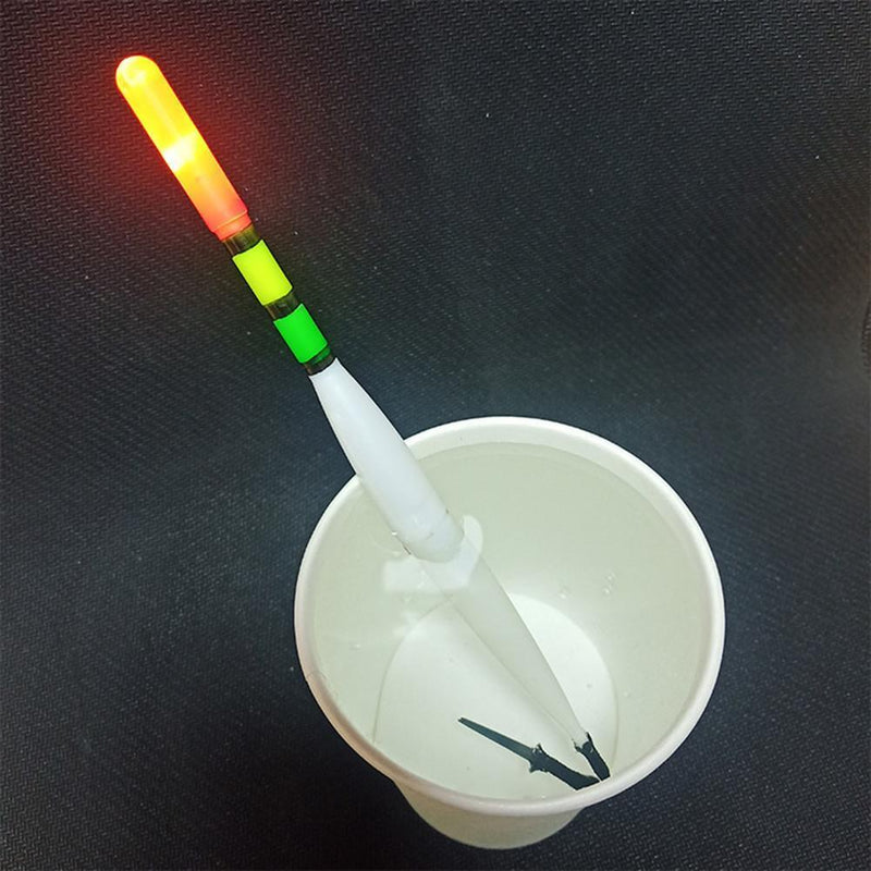 2pcs Fishing Float LED Electric Light Deep Water Luminous Tackle (Red)