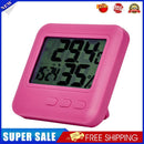 Thin Digital Thermometer Hygrometer LCD Temperature Humidity Meter (Red)