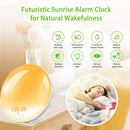 Wake Up Alarm Clock Sunrise Sunset FM Radio Digital Desk Nightlight (EU)