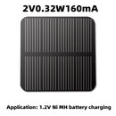 0.32W 2V 160mA Solar Cell DIY Solar Panel Module Charger for 1.2V Battery P
