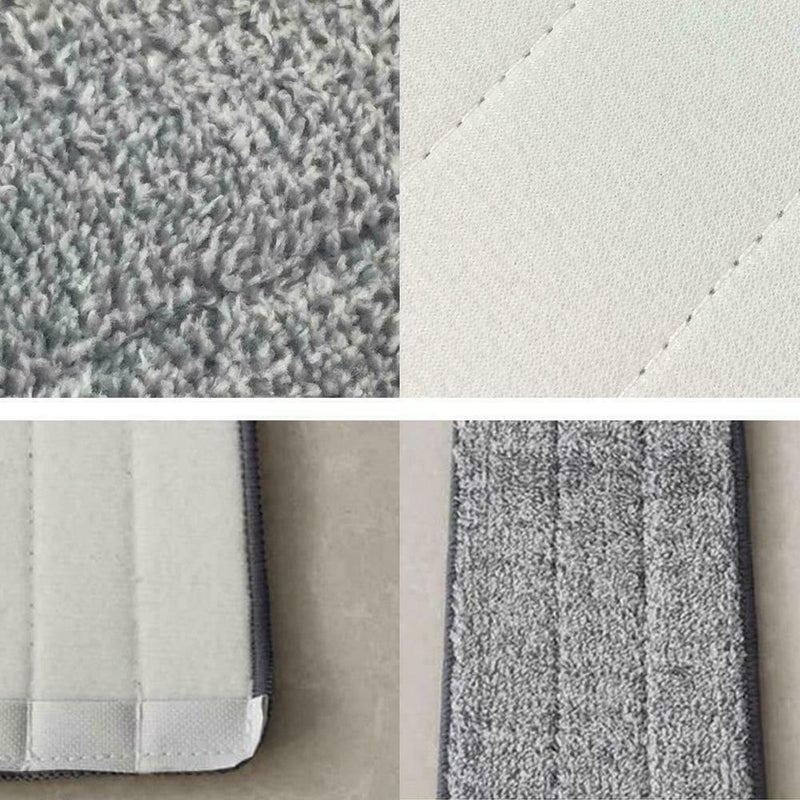 Flat Mop Replace Cloth Microfiber Fabric Reusable Hand-washing M0T6 Mop V3J9