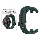 Silicone Watch Strap Band for Huami Amazfit T-Rex Pro/Amazfit T-Rex (Green)