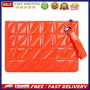 Lady PU Leather Envelope Bag Women Fashion Solid Color Trendy Briefcase Pouch