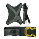 Soccer Ball Training Practice Auxiliary Football Kick Trainer Belt (Yellow)