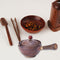 Portable Chinese Gongfu Kung Fu Tea Set Rotating Ceramic Teapot Teaware (D)