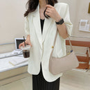 Women Shoulder Underarm Bag Nylon Retro Solid Handle Purse Handbag (Khaki)