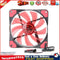 12V 3-4Pin 15LED Lighting PC Case Fan Cooler Computer Cooling Fan (Red) Newly