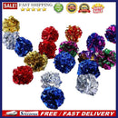 Cat  Mylar Balls Colorful Ring Paper Shiny Crinkly Balls Sound Toys(24pcs)