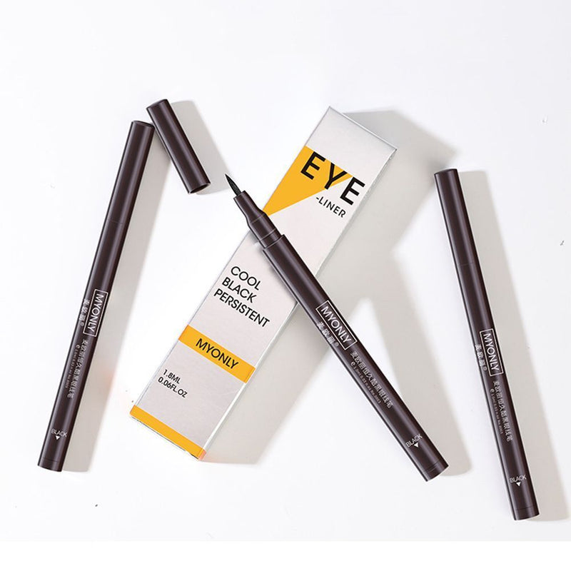Waterproof Black Liquid hard head fast dry Cosmetics Eyeliner Makeup