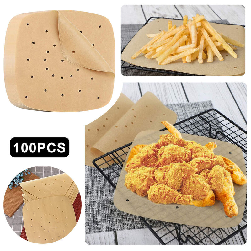Air Fryer Parchment Paper Liners Non-Stick Mat Square Air Fryer Sheets