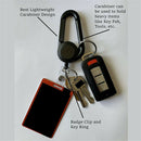 Retractable Key Ring Badge Reel Clip ID Card Holder Keychain Lanyard Clip