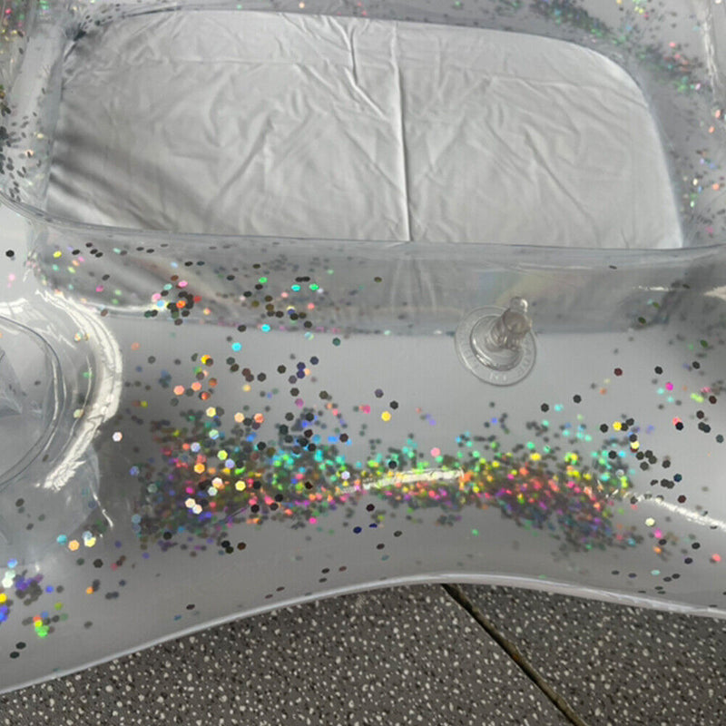 Inflatable Drinks Holder Air Mattress Rainbow Floating Beer Drink Cooler