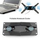 Laptop Cooler with 2 Fans USB Powered Foldable Cooling Pad for Notebook PC