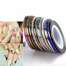30Pcs Mixed Colors Rolls Striping Tape Line DIY Nail D4R0 Decoration~St P4E1