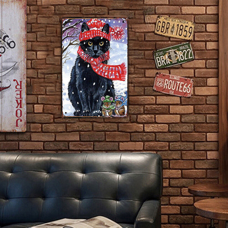 #A Pug Retro Metal Plate Tin Sign Plaque Wall Home Decor Iron Painting Accesso