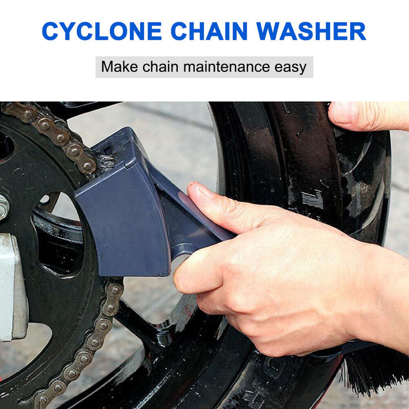 Motorcycle Chain Brush Plastic Motorbike Chain Clean Tool Maintenance Chain Care