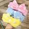 Elastic Colorful Plush Bow Women Girls Headbands Makeup Headwrap Wash Face Band