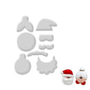 Christmas Santa Claus Coffee Milk Cake Cupcake Stencil Template M QbLS 7T_