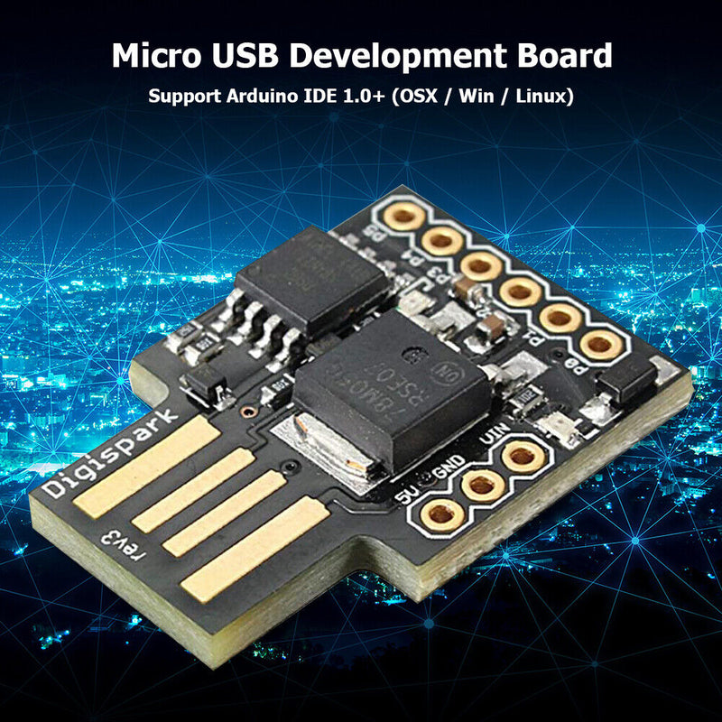 Digispark Kickstarter ATTINY85 Mini Module DC 5V Micro USB Development Boar