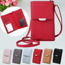 Handbags PU Leather Clutch Shoulder Bag Long Strap Crossbody Messenger Bag