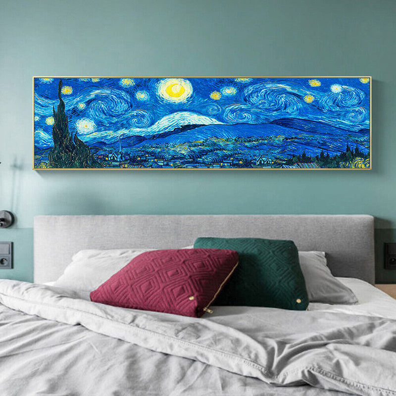 Diamond Painting Abstract Night Sky Full Round Drill Mosaic Decor Kit 80x30cm