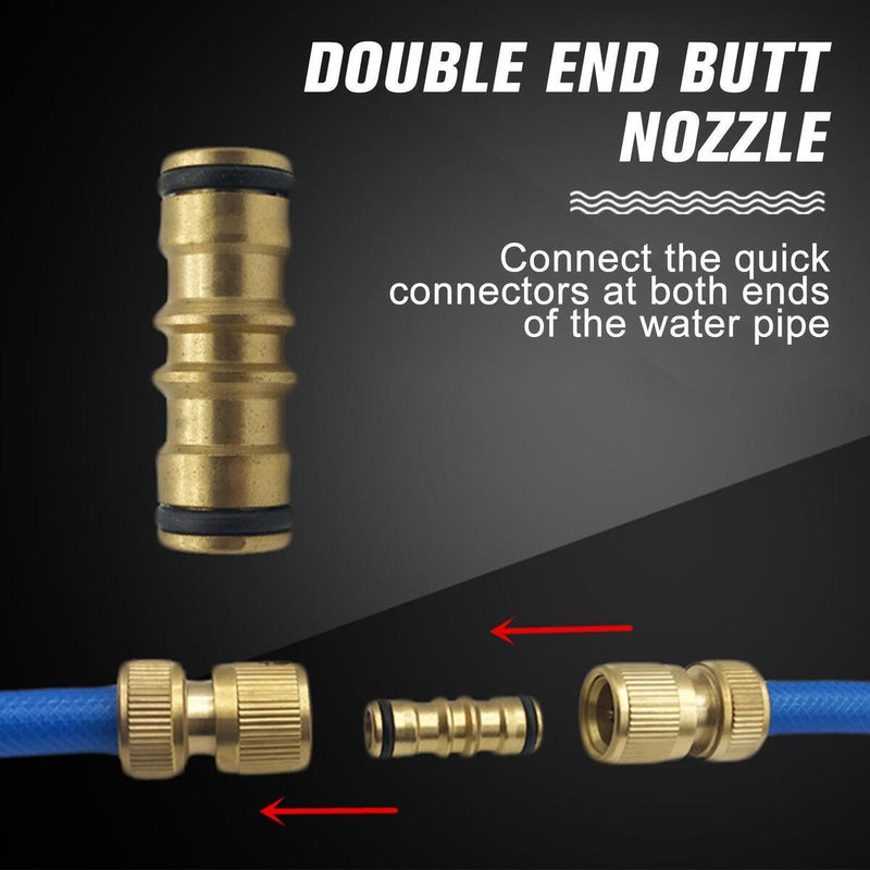Hose Joiner 2 way Tap Garden Connector Adaptor Coupler AdapterS TapS Pipe H5P0