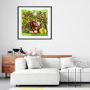Full Round Drill Picture DIY Costume Dog Diamond Painting Poster (W567)