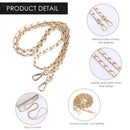 Synthetic Leather Purse Chain Strap Length 47.2 Inch for Shoulder Crossbody B