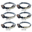 Sensor LED Headlight COB USB Headlamp Camping Riding Head Torch (W678-1)