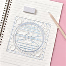 Multi-function Rotatable Drawing Template Art Design Construction Geometry