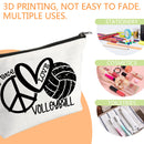 Women Cosmetic Bag Linen Pencil Bag Waterproof Printed Canvas Travel Bag Gifts