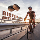 2pcs Cycling PU Handle Bicycle Grips Anti-slip Handlebar Tape Wrap (Brown) Newly