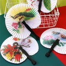 Party Chinese paper fan Paper Folding Hand Fan Chinese Style Folding Fan