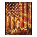 Full Embroidery Printed 3 Strands 11CT Our Lady Kit Stamped Cross Stitch Kit