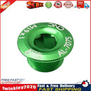 MUQZI CNC MTB Road Bike M19 Crank Cover Screws Crankset Bolt Cap (Green) Newly