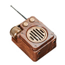 Retro FM Radio Portable Radio Receiver Bass Speaker Support USB/TF Card/AUX