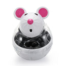 Container Cat Feeder Food Rolling Leakage Dispenser Mouse Shape Pet Feeder Bowl