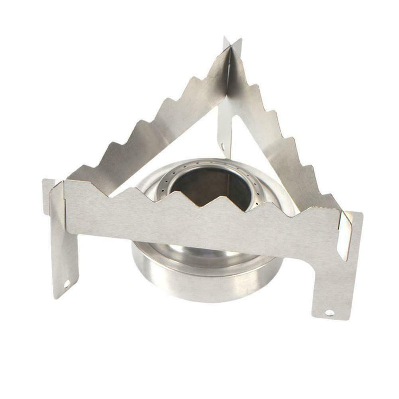 Portable Stove Rack Titanium Alcohol Stove Folding Ultralight Camping Stand A2Y5