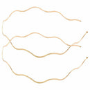 Party Accessories Elegant Wave Bending Metal Headdress Hair Hoop Thin Headbands