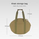 Outdoor Cast Iron Pot Storage Bags Cookware Frying Pan Organizer (Khaki) Newly