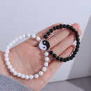 Jewelry Yin Yang Paired Fashion Best Friends Beaded Tai Chi Couple Bracelets