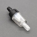 10pcs Tracheal Check Valve Fish Tank Aquarium Non Return Air Pump (Black S)