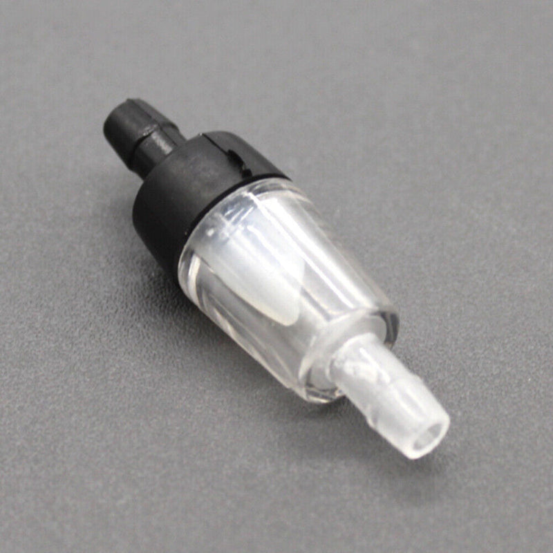 10pcs Tracheal Check Valve Fish Tank Aquarium Non Return Air Pump (Black S)