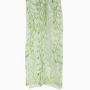 Chic Room Window Curtain Rose Pattern Sheer Voile Tulle Valances Green