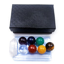 Round Crystal Ball Chakras Healing Stone Ornaments Collection Pendant Set Newly