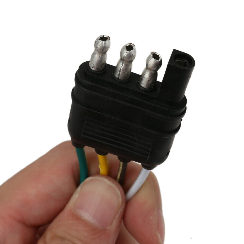 Amrican 4 Flat 32"trailer connect trailer plug 6/12/24V 4 pin Flat trailer Newly