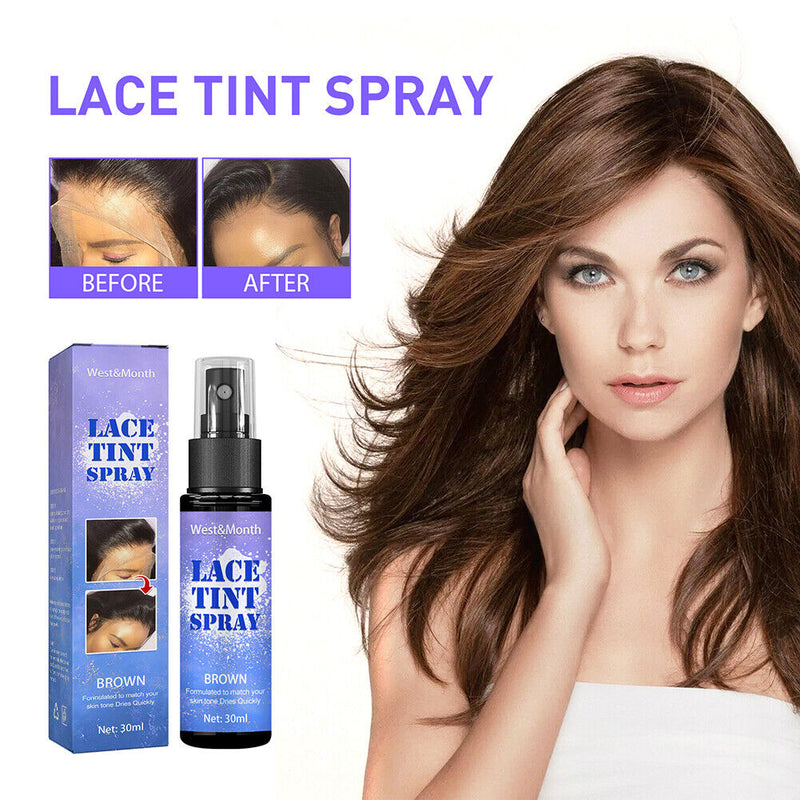 Lace Tint Spray Wig Brown Spray Long-Lasting Lace Tint Foam No Clogging Spray