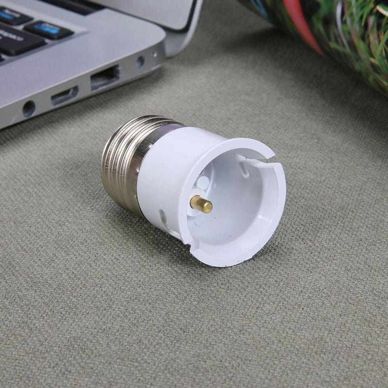 E27 to B22 Converter Light Adapter Lamp Holder Lighting Parts(White) Newly